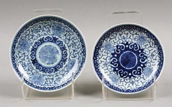 FAT, 2 st, porslin, sekelskiftet 1900, Kina.
