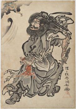 Kyōsai Kawanabe, 'Shoki the Demon Queller'.