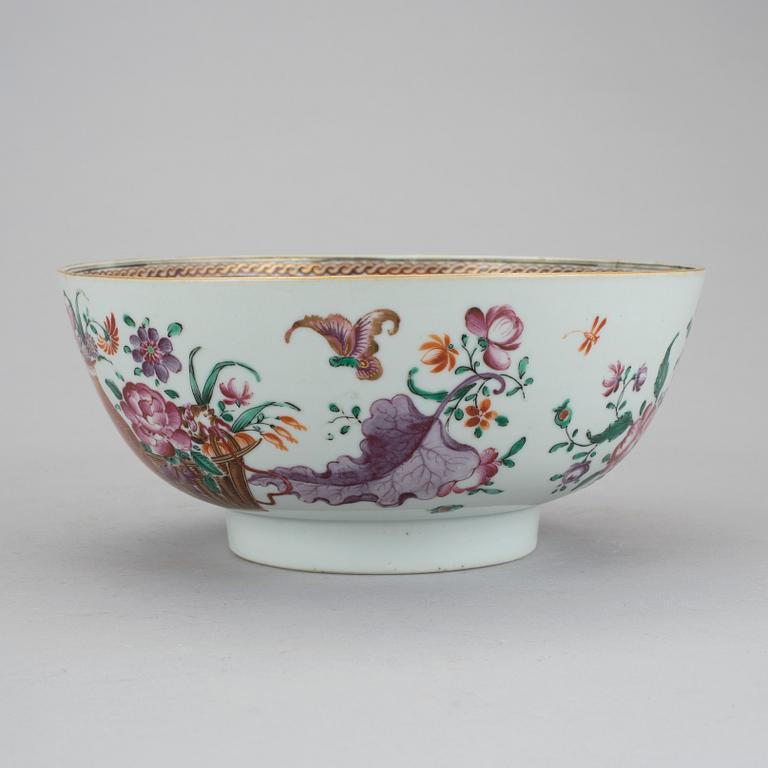 SKÅL, kompaniporslin, Kina, Qianlong (1736-95).