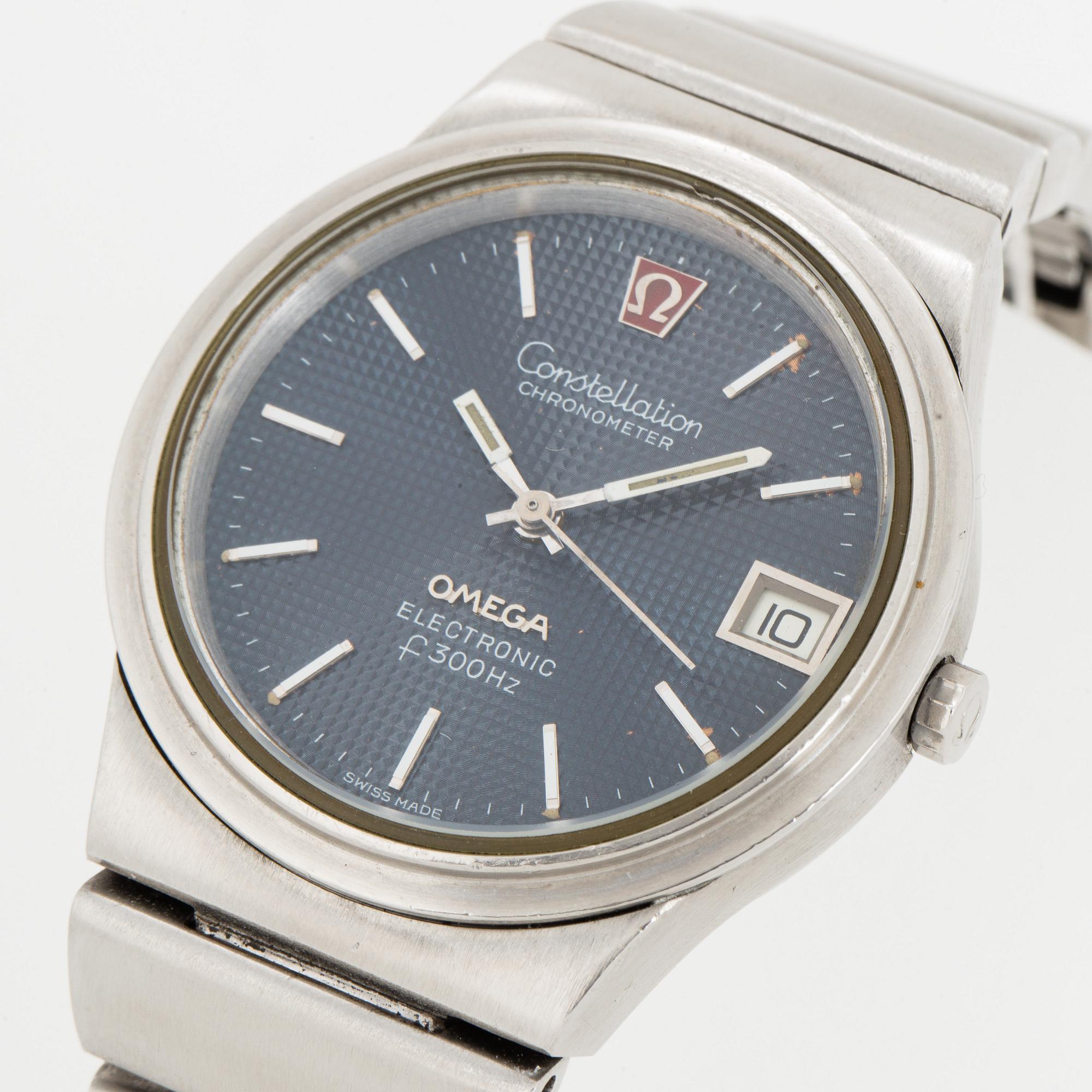 OMEGA, Constellation Electronic, armbandsur, 36 mm. - Bukowskis