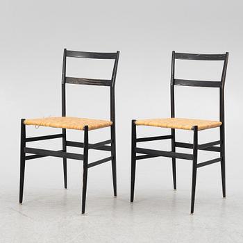 Gio Ponti, stolar, ett par, "Superleggera", Illums Bolighus, Danmark, 1960-tal.