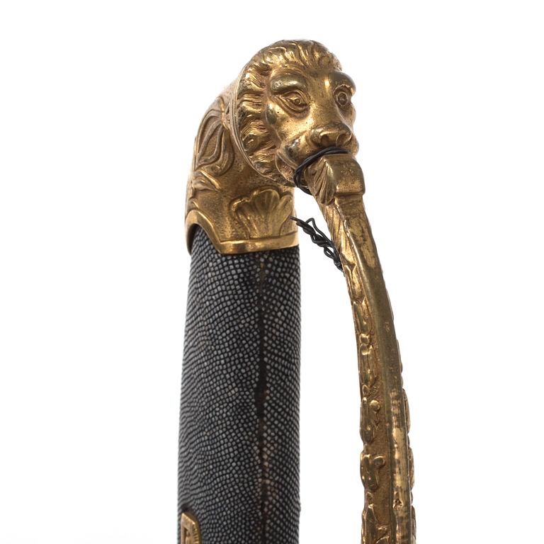 a Swedish officer sarbre m/1815.