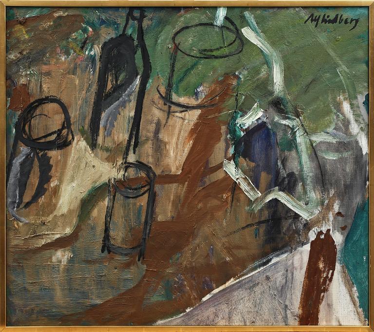 ALF LINDBERG, olja på duk, sign.