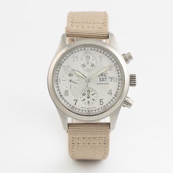 IWC, Pilot's Watch, Spitfire, chronograph, wristwatch, 39 mm.