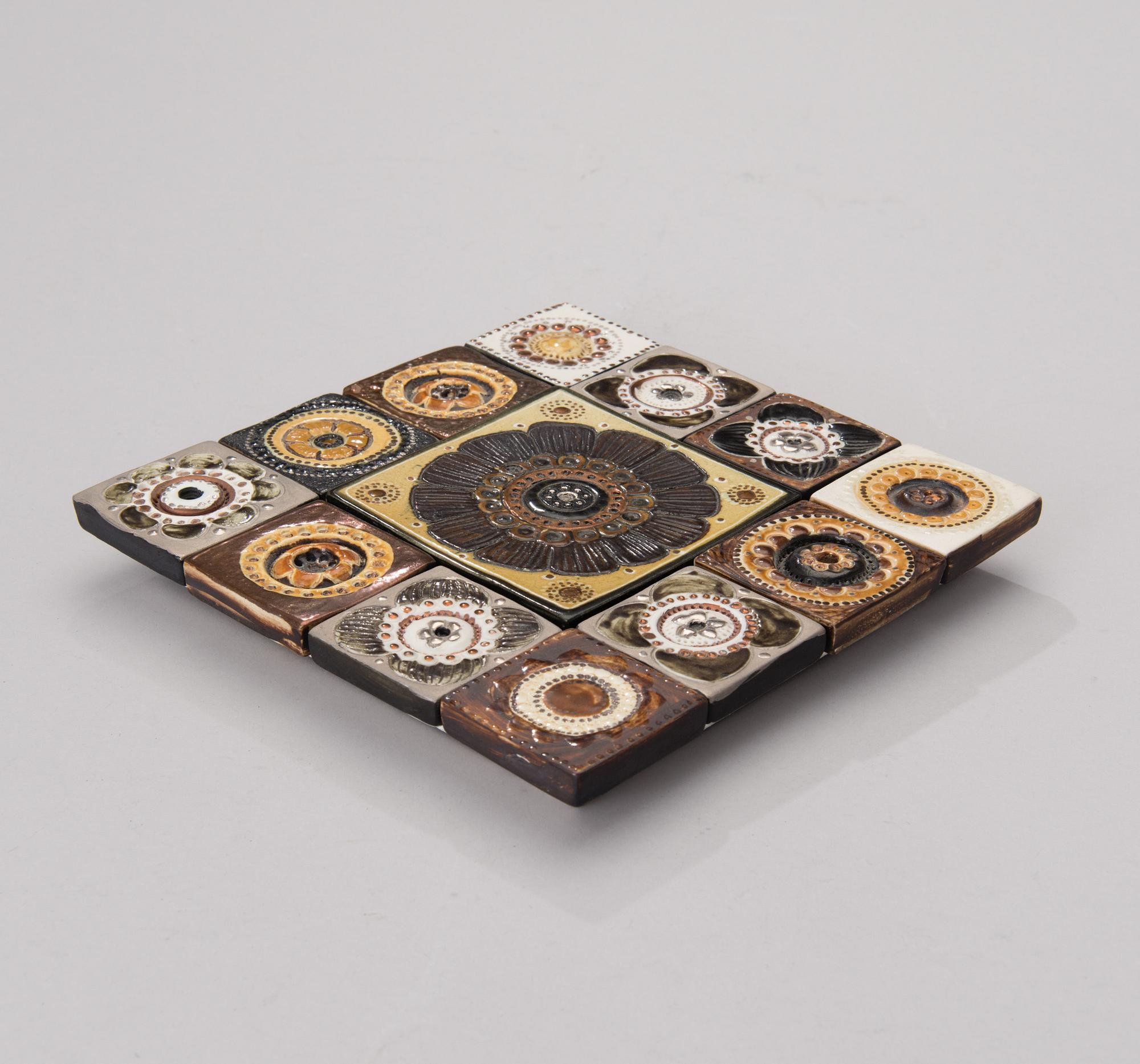 a ceramic wall relief, Arabia, Finland.