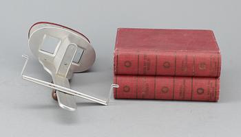 STEREOSKÅP med BILDER i ASK, tidigt 1900-tal.