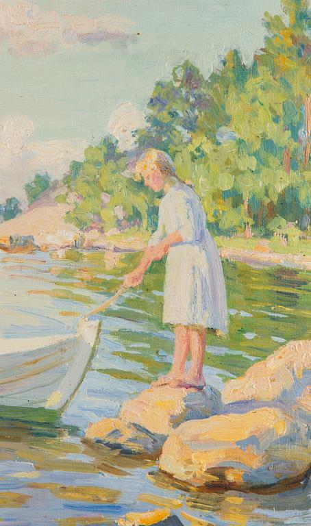 Dora Wahlroos, The Girls on the Beach.