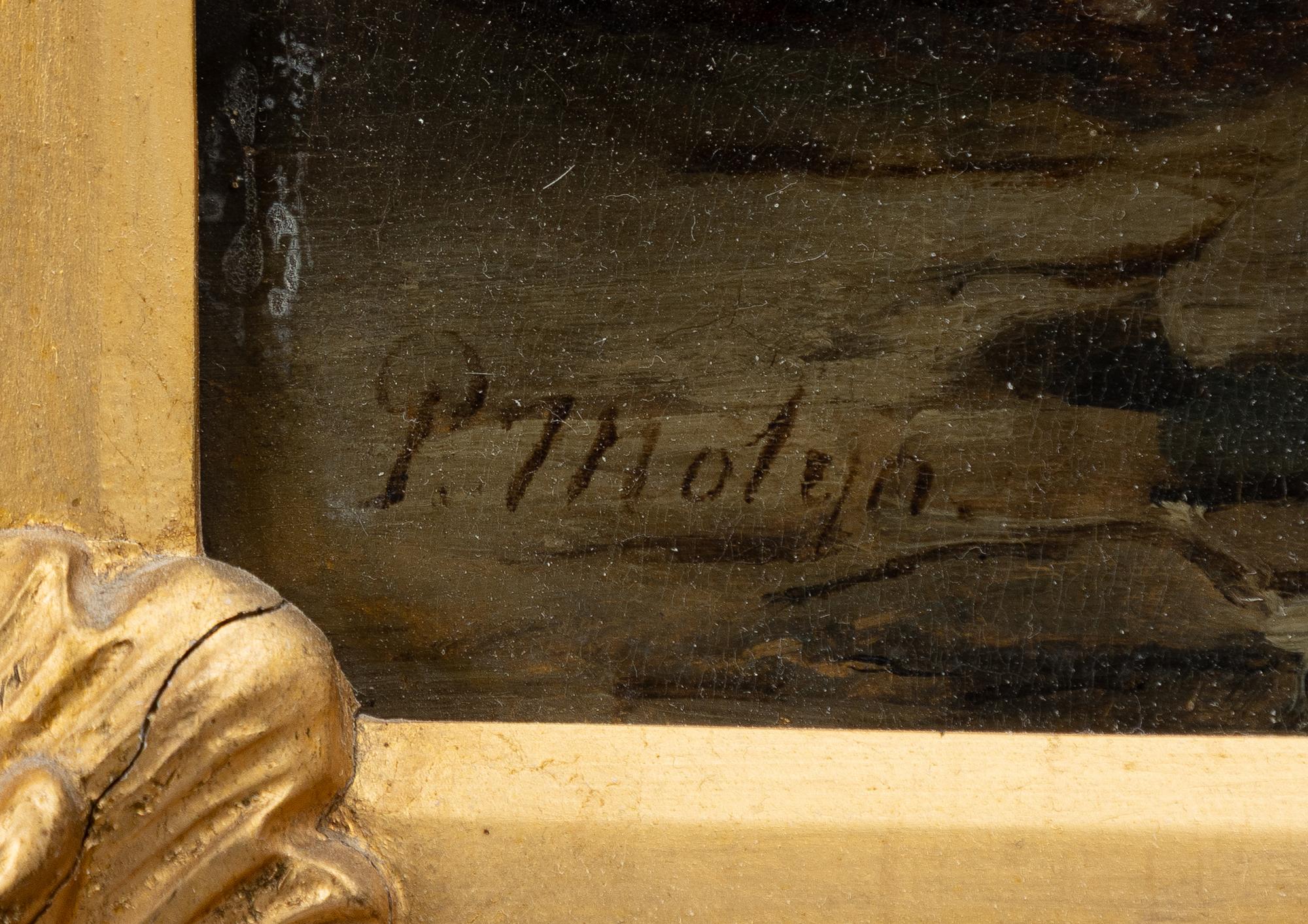 P. Molyn, Interior with Playing Children.