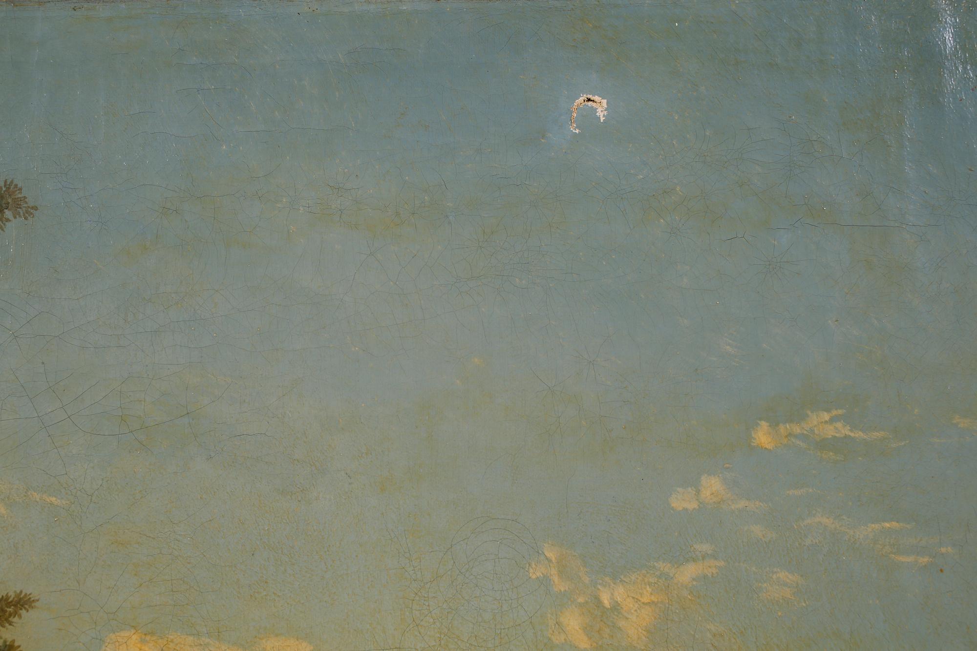 EDOUARD JEAN MARIE HOSTEIN, olja på duk, signerad och daterad Paris 1863.