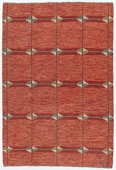 Rakel Carlander, matta, rölakan, ca 243 x 164 cm, signerad RC.
