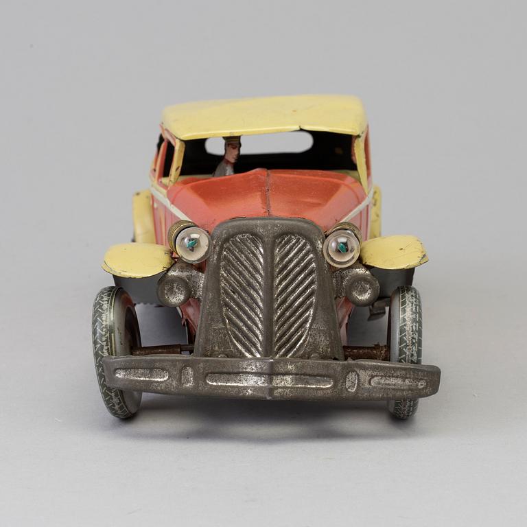 A German tin toy car, 1930's.