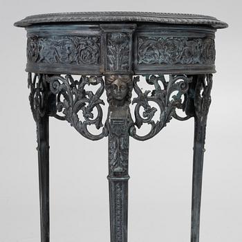 A plant stand, late 20th century.