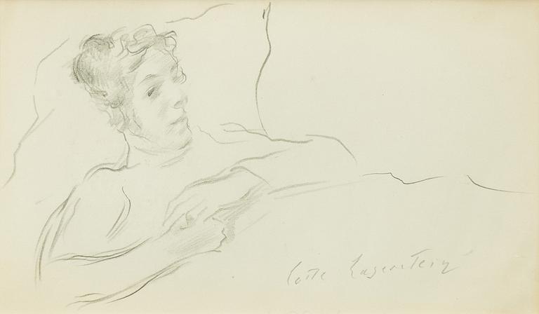 Lotte Laserstein, Reclining Woman.