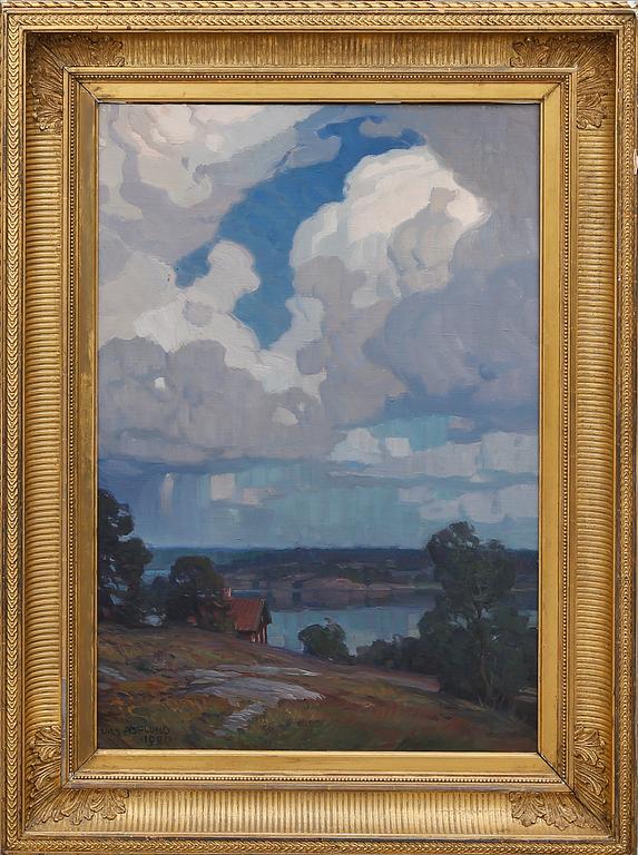 NILS ASPLUND, olja på duk, signerad 1920.