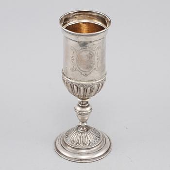 KALK, silver, C.G Hallberg, Stockholm, 1883.