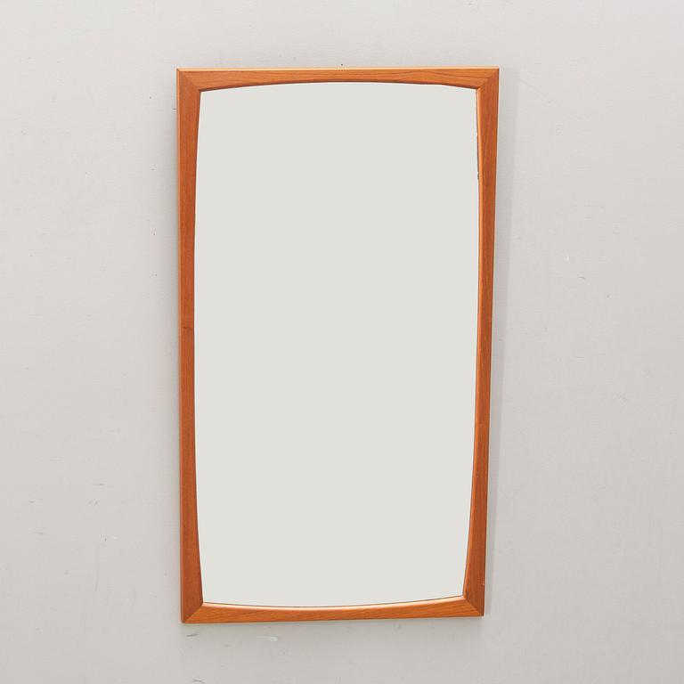 An Aksel Kjersgaard 1960s teak mirror.