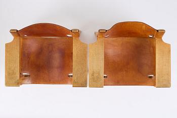 Børge Mogensen, a pair of armchairs, "The Spanish Chair", model 226, Fredericia Stolefabrik, Denmark 1960s.