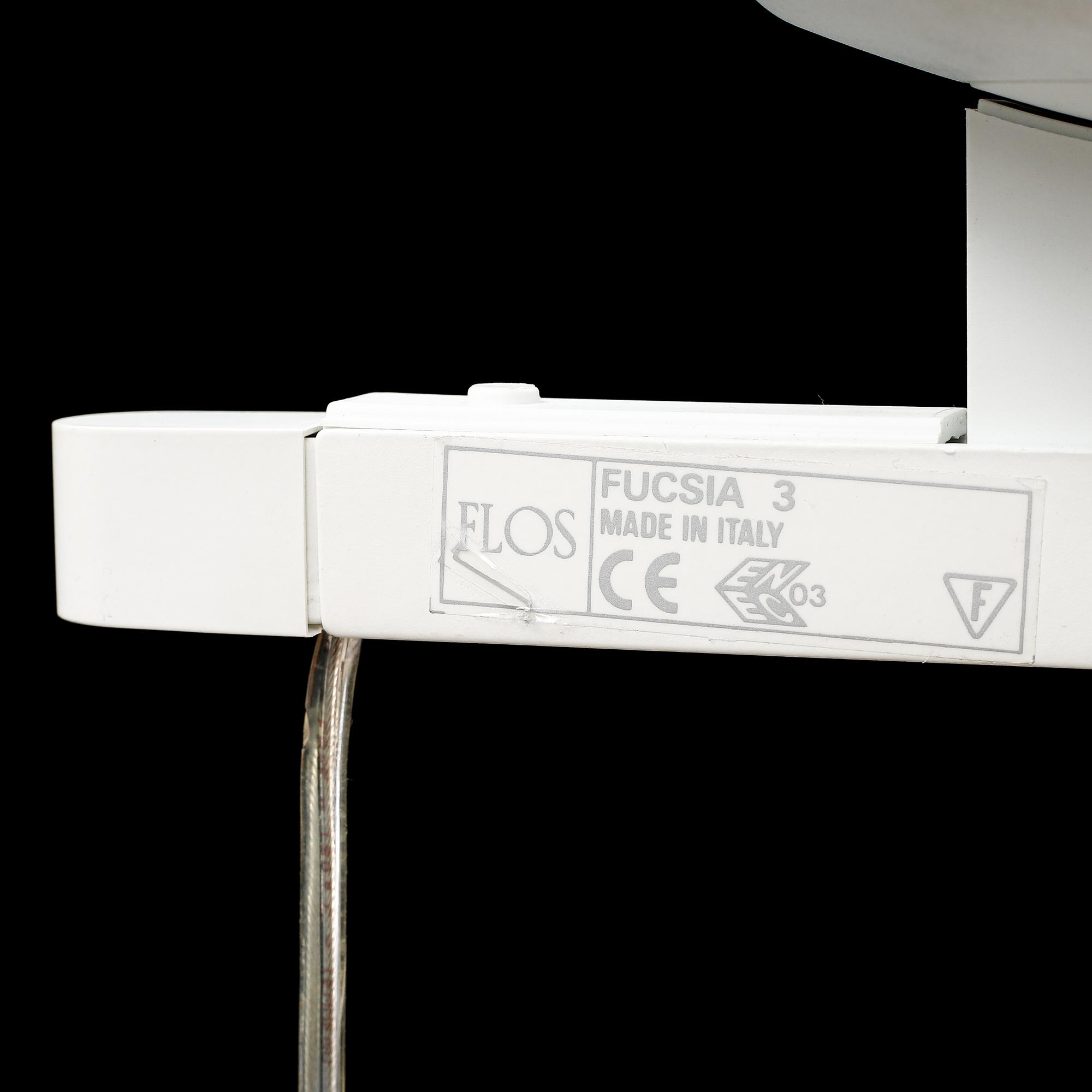 Achille Castiglioni, a 'Fucsia 1' ceiling lamp, for Flos.