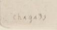 MARC CHAGALL, etsning, signerad i plåten.