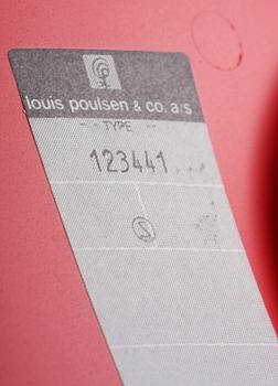 BORDSARMATUR, Poul Henningsen, plast och metall, 1970-tal.