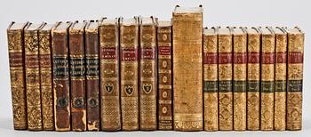 BOKPARTI, 18 delar, bla "Oeuvres de M. de Florian", I-VII, Paris 1786.