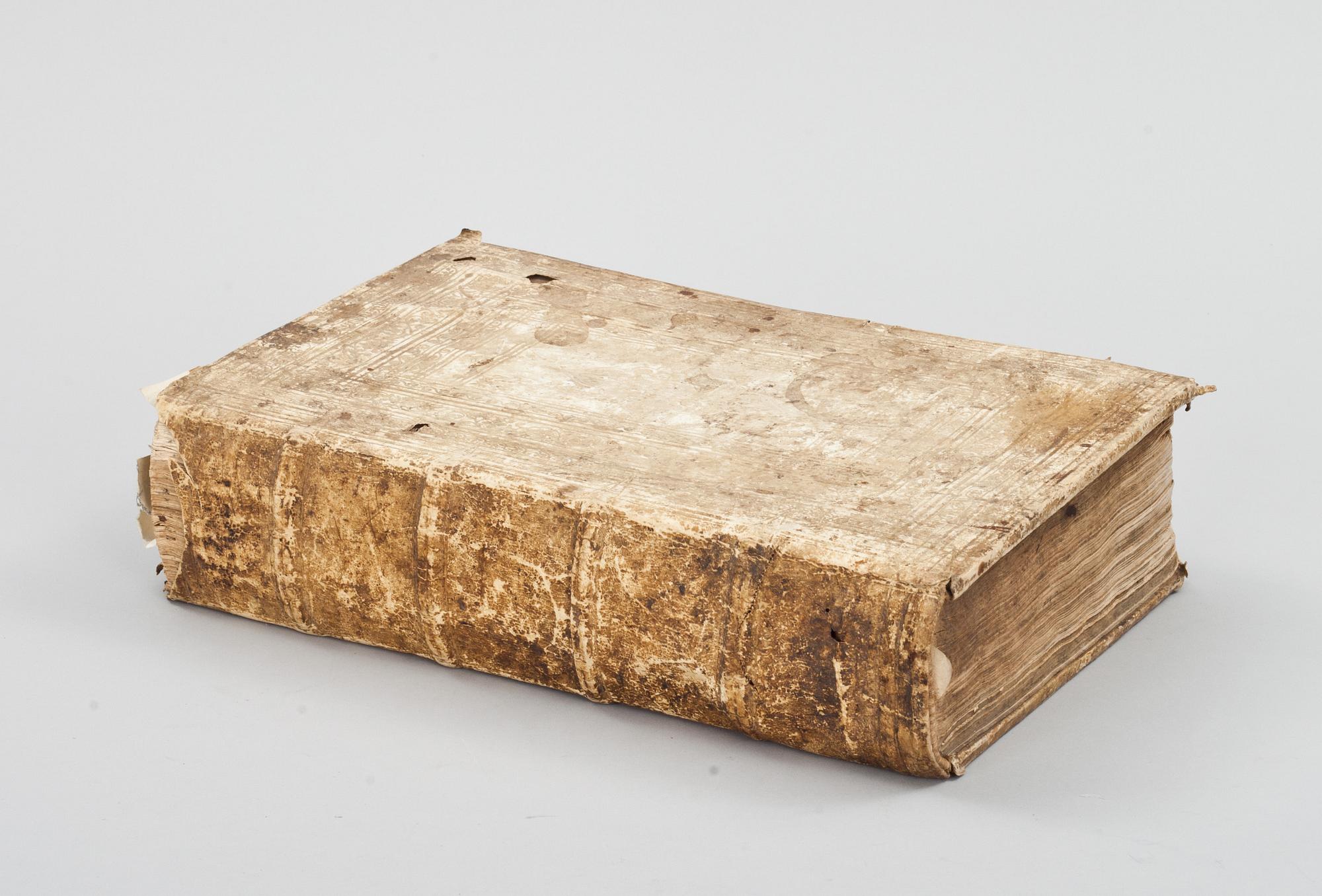 BOK, BIBLIA LATINA. Testamenti veteris Biblia Sacra. 1600-tal.