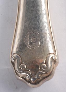 BESTICKSDELAR, 48 st, silver, C G Hallberg, Stockholm 1925.