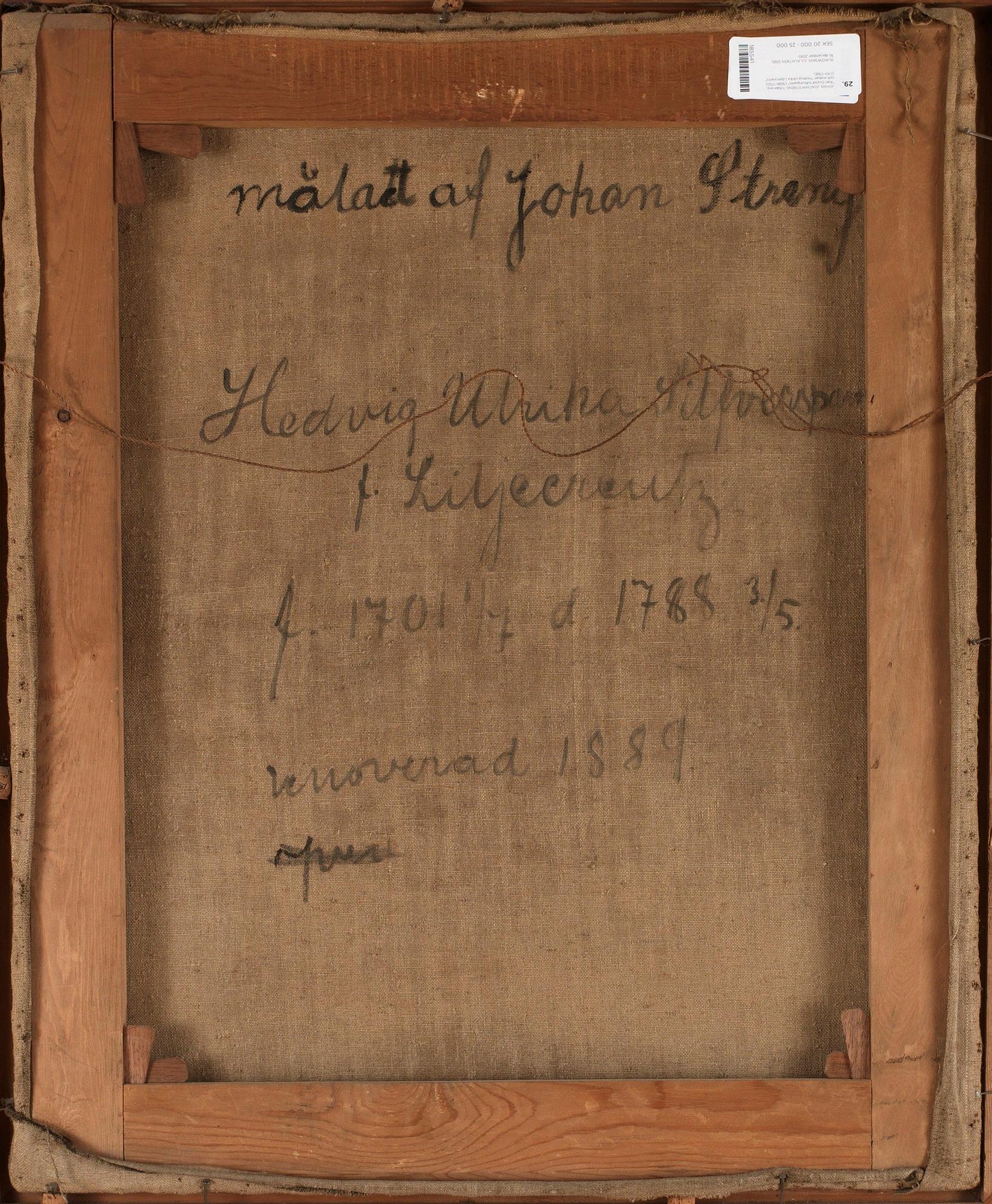 Johan Joachim Streng Attributed to, "Karl Gustaf Silfversparre" (1686-1750) and his wife "Hedvig Ulrika Liljencrantz" (1701-1788).