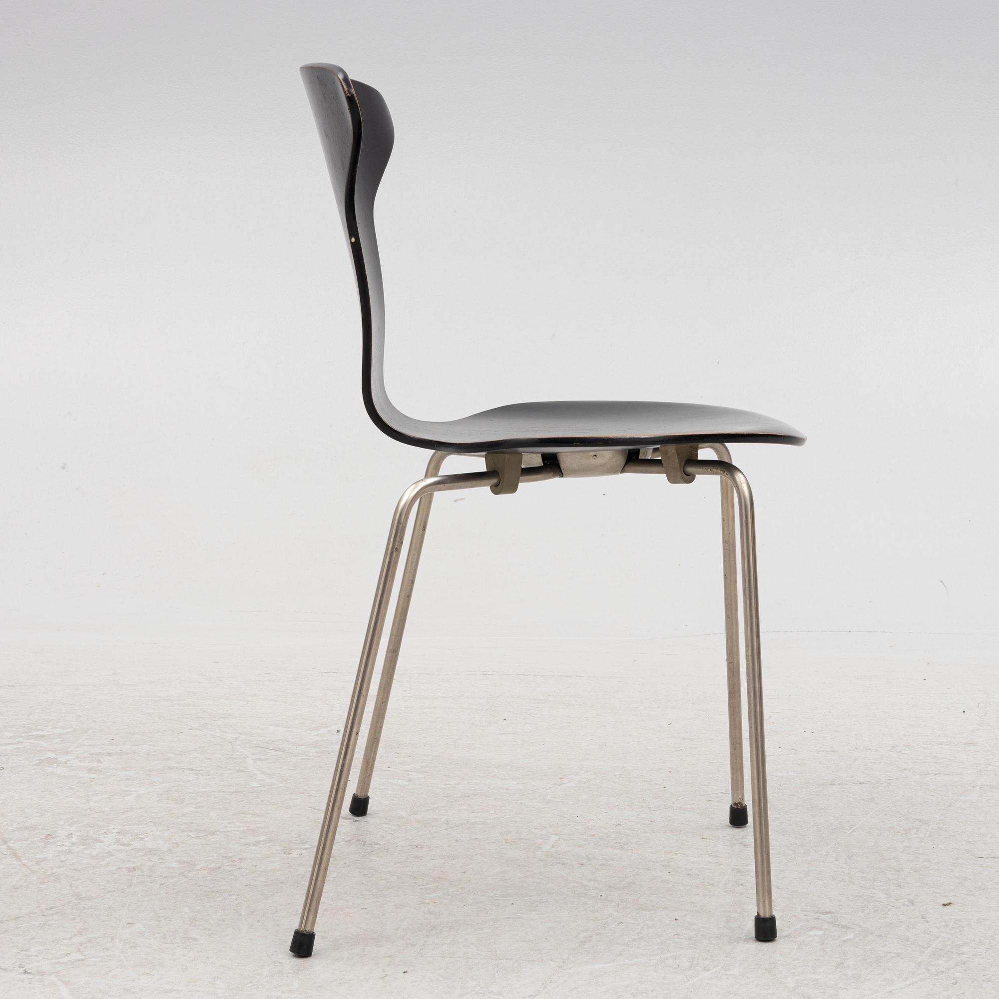Arne Jacobsen, stol för Munkegaardskolan, Fritz Hansen, Danmark, 1950-tal.