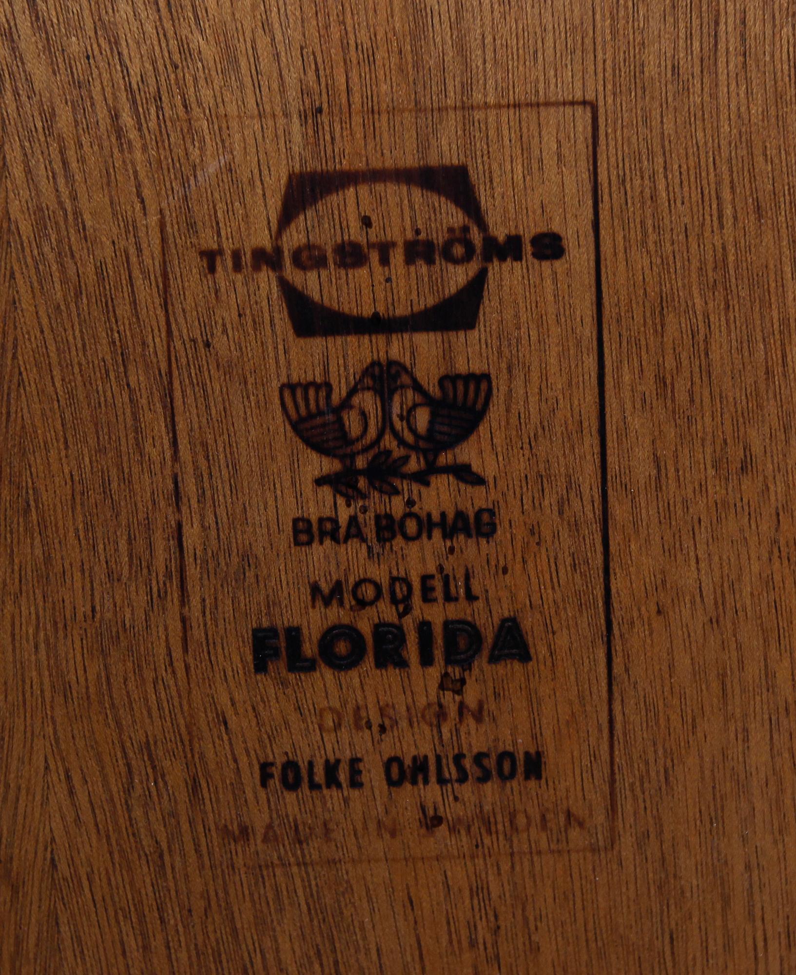 SOFFBORD, "Florida", Folke Olsson, 1900-talets andra hälft.