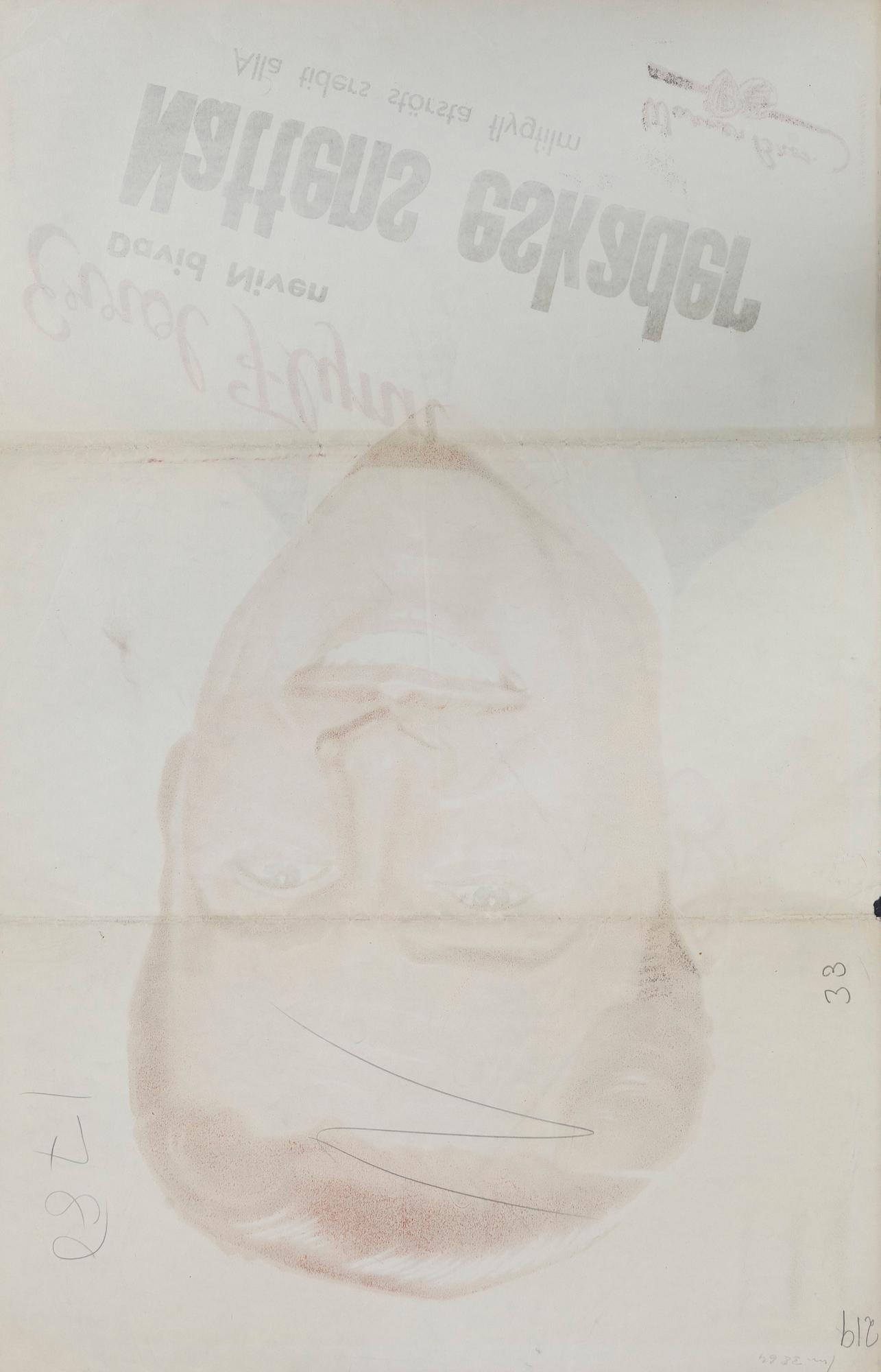 A vintage movie poster, 'Nattens eskader (The Dawn Patrol)', 1938.