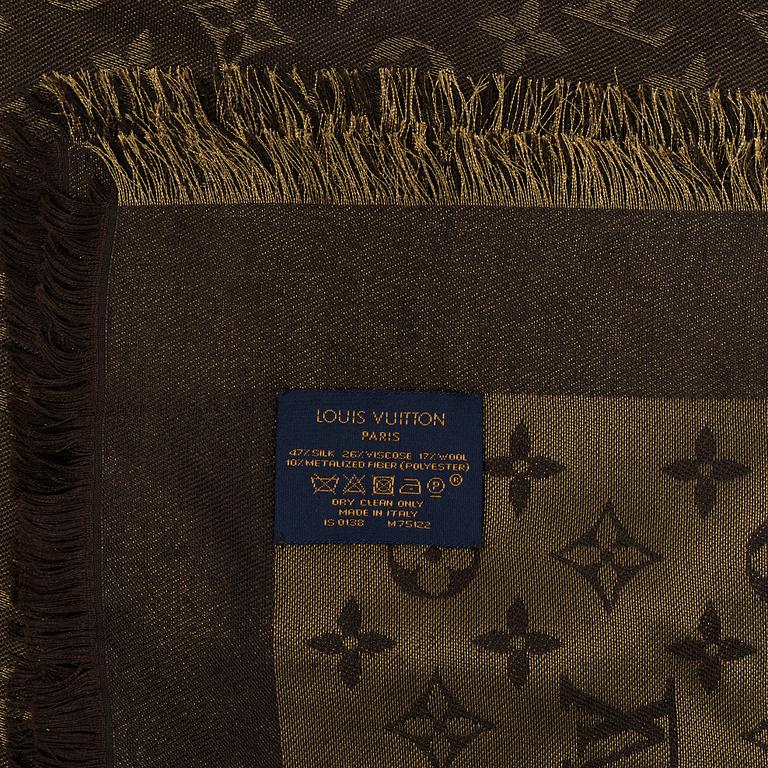Louis Vuitton, shawl, "Monogram Shine Shawl".