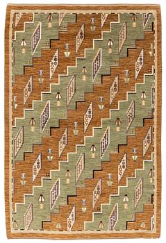 171. Märtha Gahn, a carpet, knotted pile, ca 272 x 182 cm, signed MG.