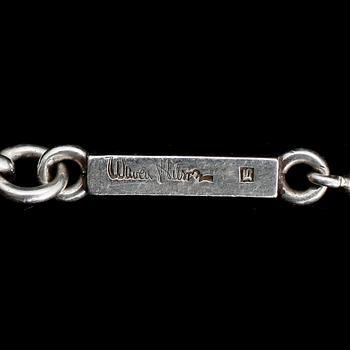 ARMBAND, silver, Wiwen Nilsson, 1937. Vikt ca 14 gram.