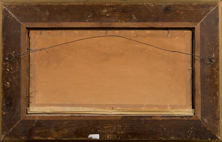 JOHAN KNUTSON, oil on board, signed.