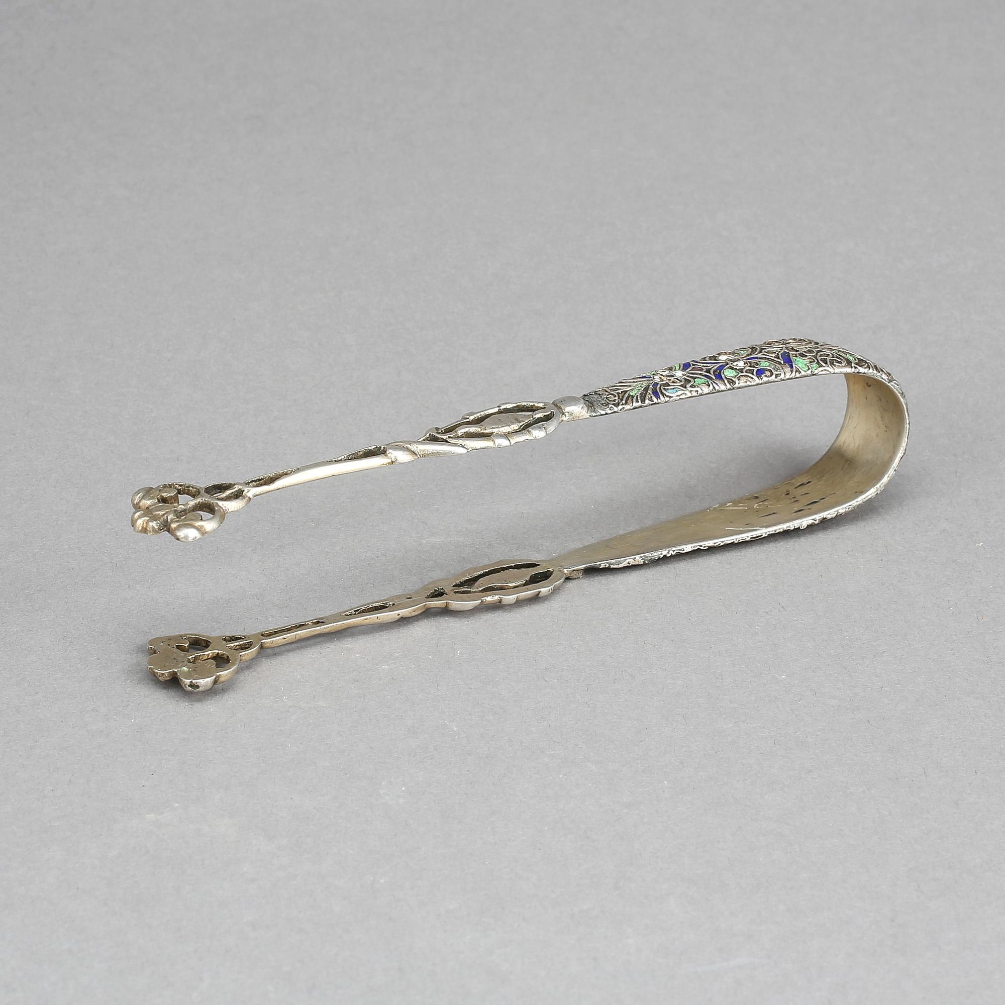 TÅNG, silver, Ryskt kulturområde, 1800/1900-tal. Vikt 65,5 gram.