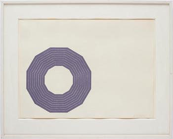 Frank Stella, "Kay Bearman" ur "Purple Series".