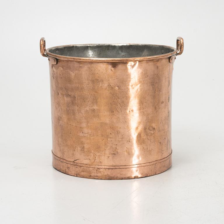 A copper vessel, 19th Century.