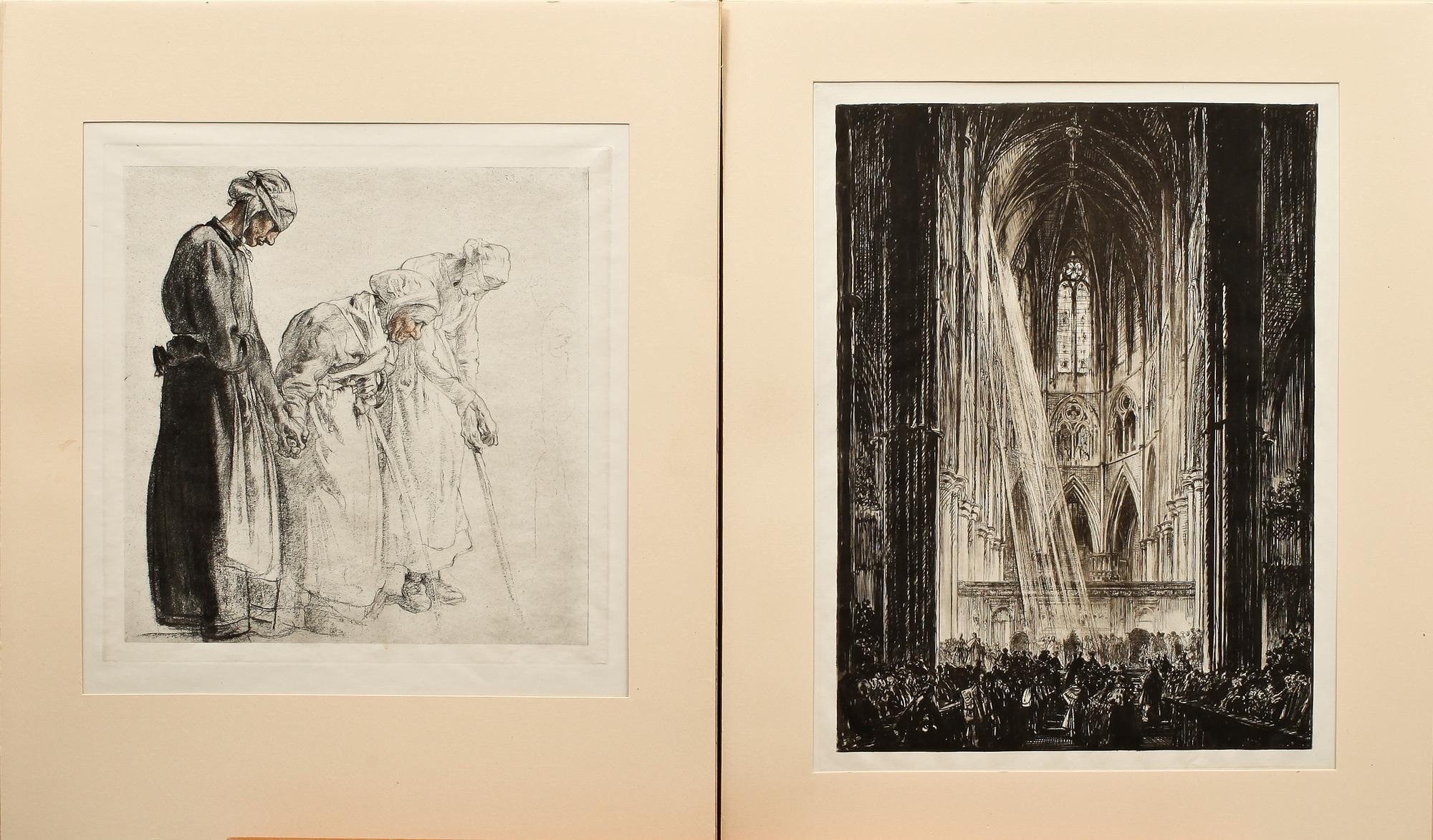 BOK, Frank Brangwyn med 20 grafiska verk.