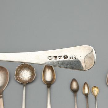 PARTI SILVER, ca 60 delar. Bestick. Bl a CG Hallberg 1952. Tot ca 1800 g.