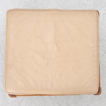 Six teak stools, Scandinavia, 1960's.