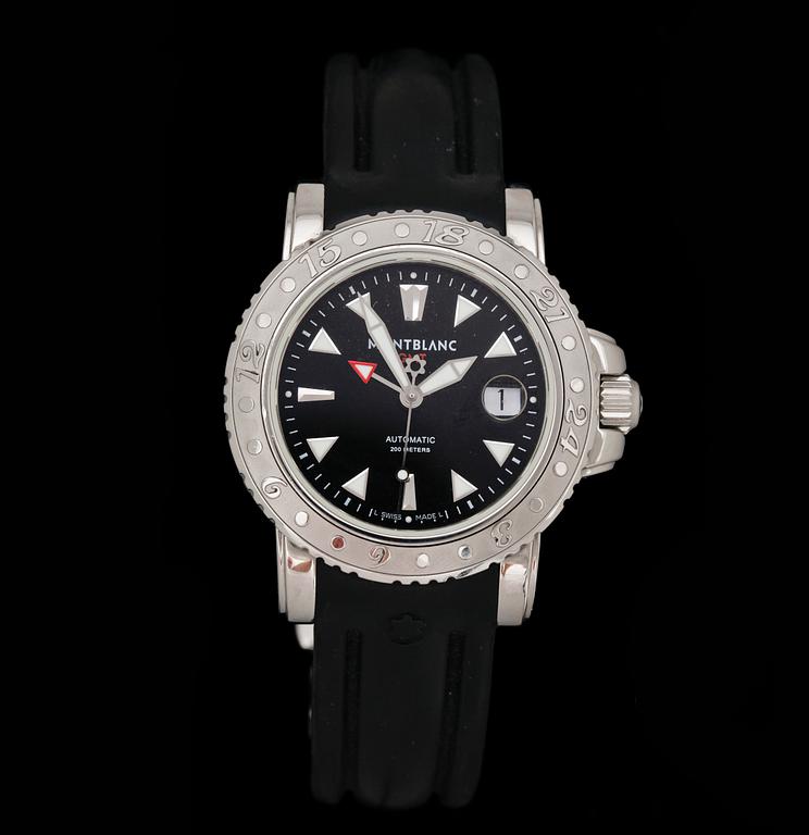 HERRARMBANDSUR, Mont Blanc, Sport XL GMT Automatic, ref. 7061, 2010.