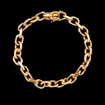ARMBAND, 18K guld, Stockholm 1960. Vikt ca 34 gram.