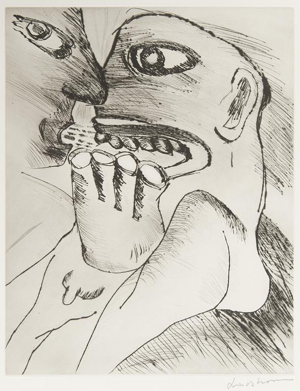 Bengt Lindström, "Les voix". From the series “Anges et Demons”.