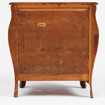 Byrå, Stockholmsarbete, 1700-talets senare del, Rokoko.