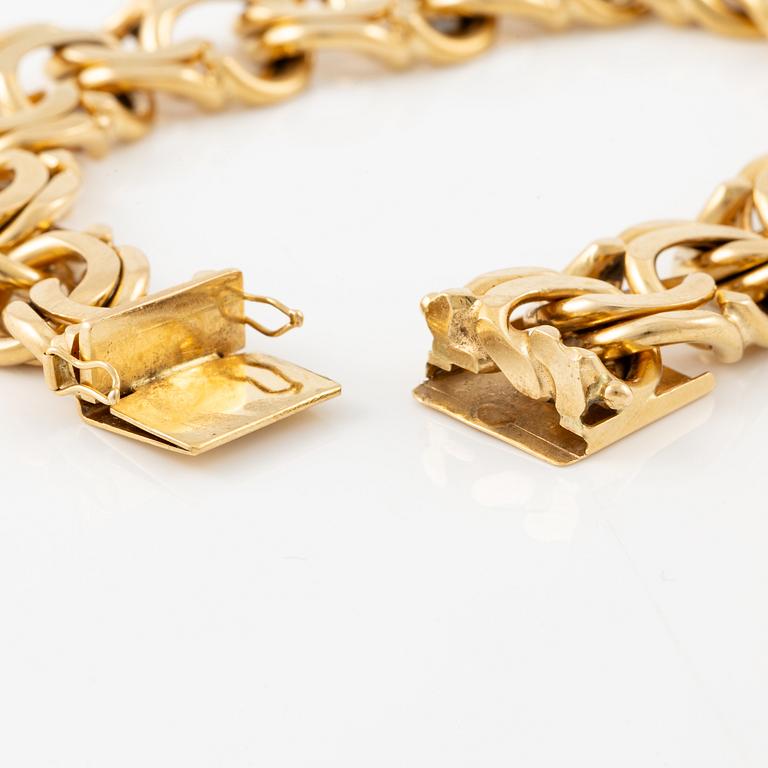 Armband 18K guld, bismarck.