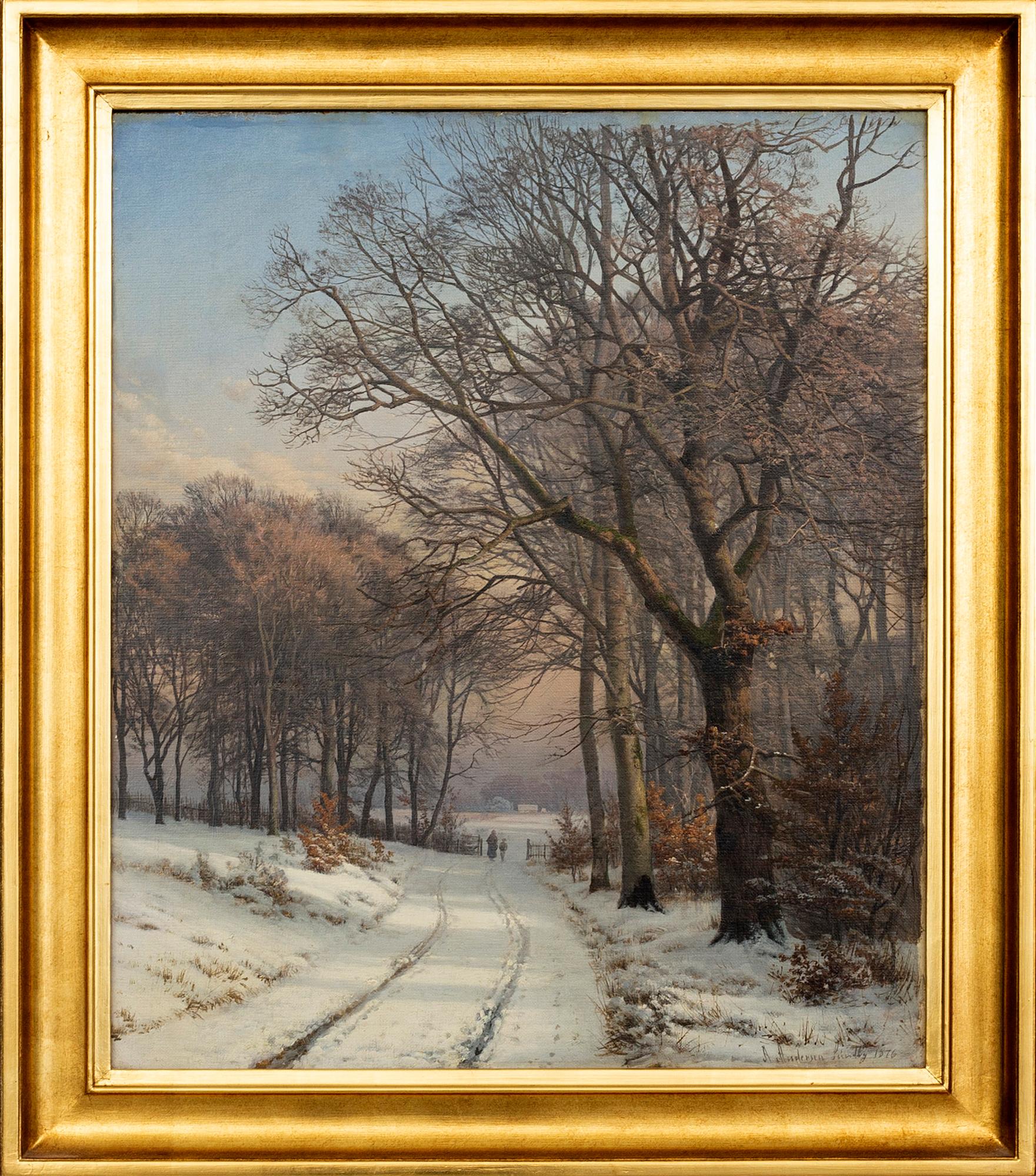 ANDERS ANDERSEN-LUNDBY, a signed and dated oil on canvas.