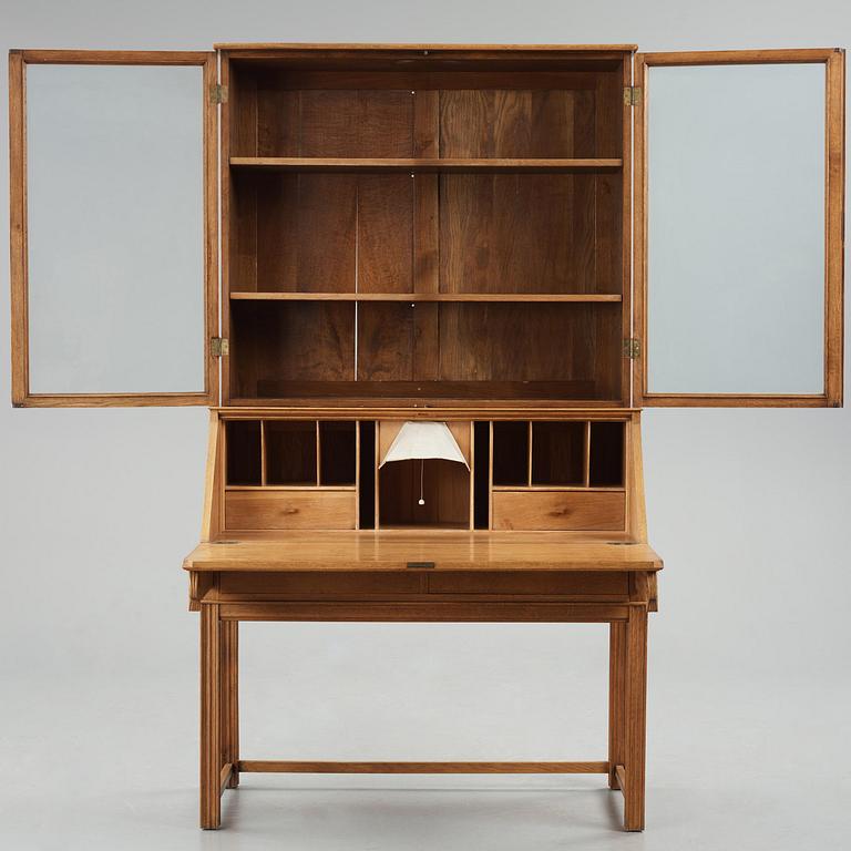 J. E. Blomqvist, a Swedish Grace writing cabinet with armchair, Uppsala, ca 1921.