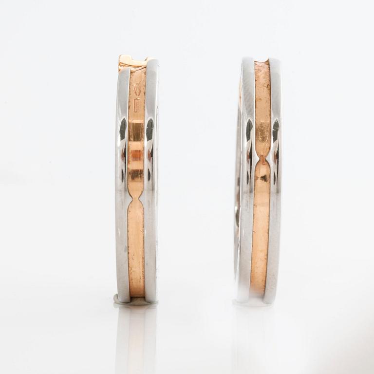 A pair of Bulgari earrings.