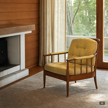 Kerstin Hörlin-Holmquist, A pair of "Skrindan" armchairs, mid-20th century.